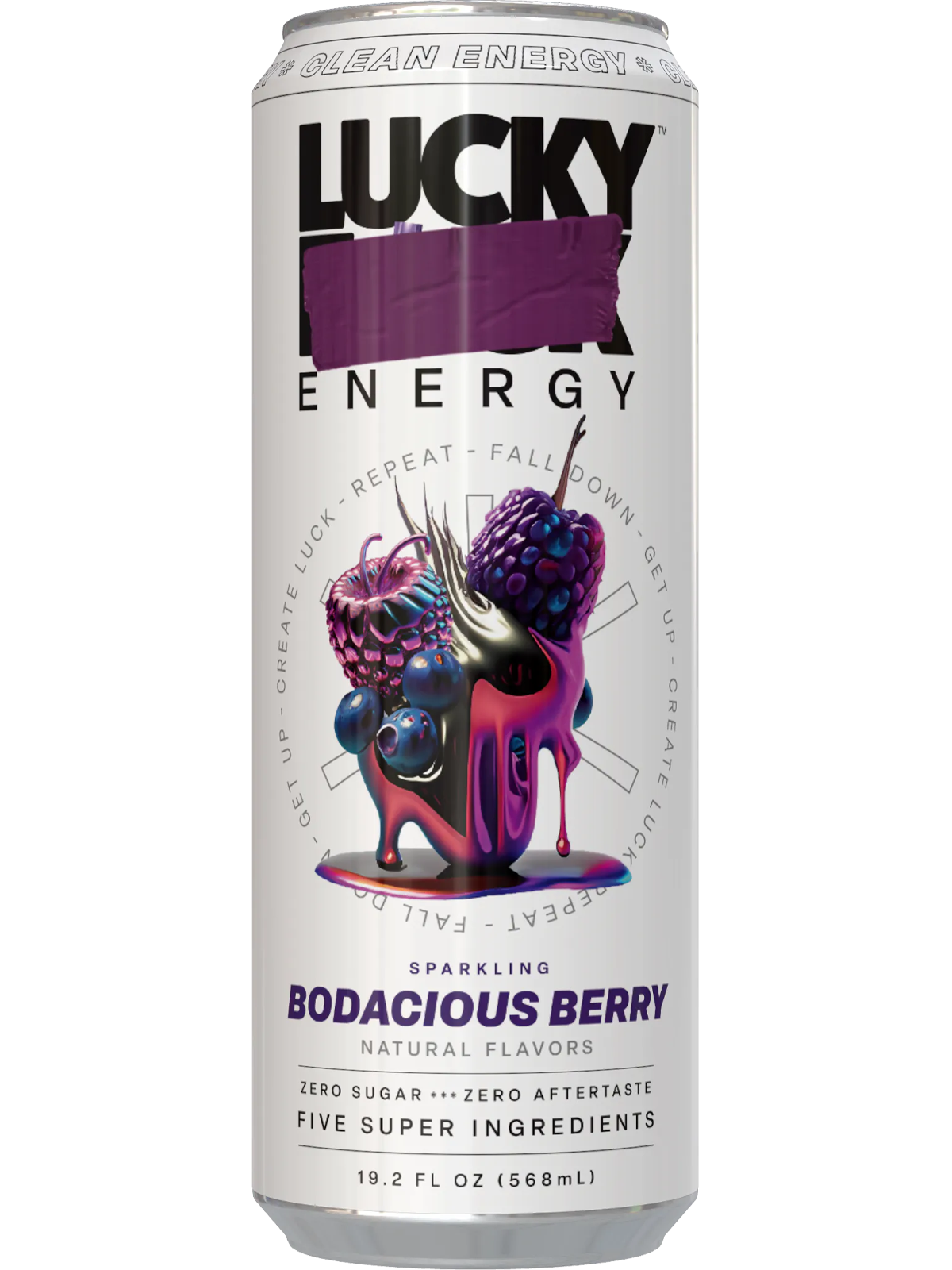 Can with label rendering of Bodacious Berry